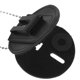 thumbnail image 3 of SHOWERORO Portatarjetas Para Oficina De Piel PU Negro Con Clip Y Cadena Multifuncional Resistente Y Elegante, 3 of 3