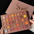 thumbnail image 1 of Paleta de sombras de ojos HUOGUO Deer Rose, 40 colores, purpurina mate, 1 of 5