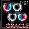 thumbnail image 2 of ORACLE Lighting 2015-2023 Dodge Challenger ColorSHIFT® RGB+W Headlight DRL Upgrade Kit, 2 of 11