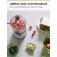 thumbnail image 3 of SHARDOR 3.5-Cup Food Processor Vegetable Chopper for Chopping, Pureeing, Mixing, Shredding and Slicing, 350 Watts with 2 Speeds Plus Pulse, Silver, 3 of 7