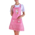 thumbnail image 2 of Limei Aprons for Women Men Adjustable Bib Waterproof Kitchen Chef Cute Cartoon Rabbit Apron with 2 Pockets Long Ties for Cooking, BBQ, 2 of 7