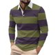 thumbnail image 2 of Blusa y camisa de manga corta con cuello vuelto Camisa casual de manga larga para hombre con cuello de manga corta estampado Top/camisa para hombre, 2 of 5