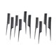 thumbnail image 5 of unbranded 10Ud Peine Para Barbería De ABS Negro Antiestático Para Peinados En Salón, 5 of 8