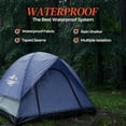 thumbnail image 3 of Tents for Camping 2-3 Person Tent – Camping Tent with Rainfly Waterproof 2500MM, Easy Setup in 5 Mins, Ourtdoor Dome Tents Lightweight Backpacking Tent for Couples,Small Families, Festivals, Backyard, 3 of 9