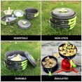 thumbnail image 4 of Minkissy Lightweight Camping Cookware Set with Aluminum Alloy Pots and Pans, Easy to Clean Outdoor Cooking Gear for Hiking & Travel, 4 of 7