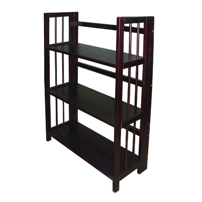 Ltd 3 Tier Folding Bookcase Espresso