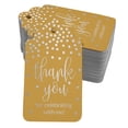 thumbnail image 1 of Inkdotpot Pack Of 100 Real Silver Foil Paper Tags ThankYou For Celebrating With Me Birthday Favor Hang Tags, 1 of 1