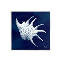 Stupell Industries Cyanotype Shells Traditional Conch Graphic Art Unframed Art Print Wall Art, Design by Paul Brent