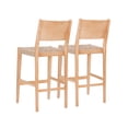 thumbnail image 4 of Holden 29" Bar Stools, Set of 2, Natural with Handwoven Seagrass Seat, 4 of 11