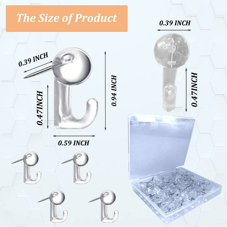 Push Pin Hooks Plastic Heads Cork Board Hooks - Temu