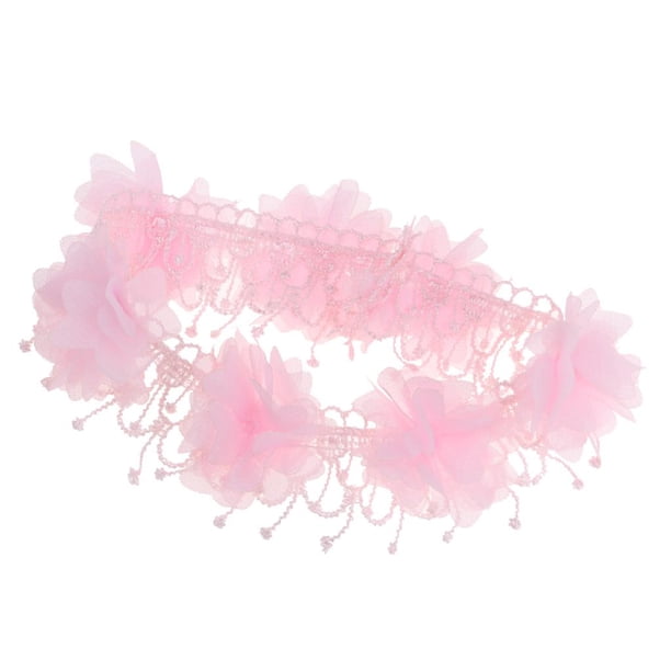 Lovely Flower Wreath Crown Headwear para 18 pulgadas AG American Doll Doll Girl Gifts Rosado Zulema Guirnalda para el cabello de la muñeca