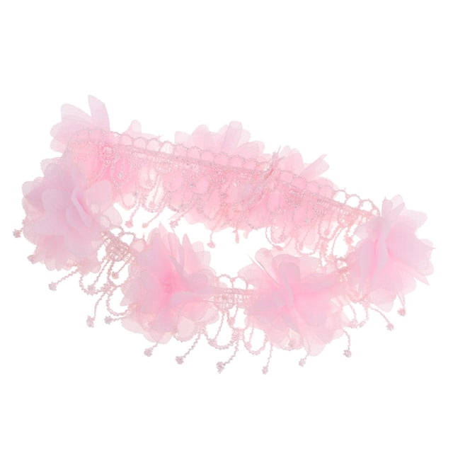 Lovely Flower Wreath Crown Headwear para 18 pulgadas AG American Doll Doll Girl Gifts Rosado Zulema Guirnalda para el cabello de la muñeca
