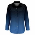 thumbnail image 5 of Endives Womens Shirts Gradient Color Casual Long Sleeve Button Down Blouse Shirt Womens Tops Spring Outfit, 5 of 6