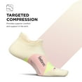 thumbnail image 4 of Feetures Elite Light Cushion No Show Tab Ankle Socks - Sport Sock with Targeted Compression - Sandy Melon, S (1 Pair), 4 of 7