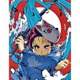 thumbnail image 1 of Punto de cruz completo Algodón Demon Killer 11CT Handiwork DIY Stamped Wall Craft Kit FLhrweasw Nuevo, 1 of 1