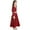 Red, variant on YONGHS Kids Girls Lyrical Dance Dress for Church Worship Praisewear Royal Blue 4