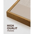 thumbnail image 5 of Drsoum 16x24in3pcs Brown Framed Boho Vintage Canvas Print Wall Art Geometric Pattern Abstract Shapes Modern Art, 5 of 7