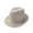 Beige, variant on HGIEYS Straw Fedora Hat for Women Men Mesh Trilby Hat Panama Cuban Summer Beach Sun Outdoor