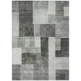 thumbnail image 2 of Addison Rugs Chantille Indoor/Outdoor Transitional Squares Pewter Washable Rectangle Rug, 8' x 10', 2 of 6