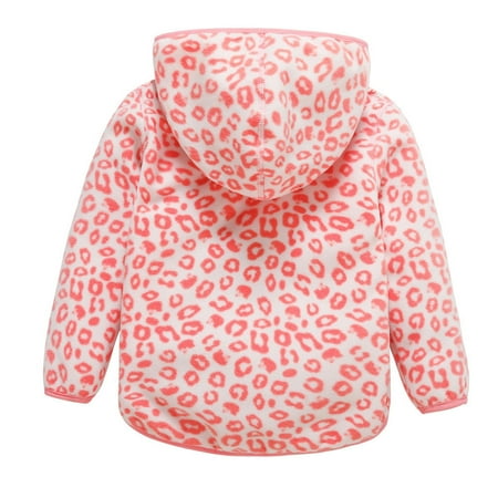 

Honeeladyy Discount Winter Girls Plus Fleece Cardigan Hooded Jacket Kids Jacket Printed Baby Fleece Printed Sweater Jacket