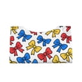 thumbnail image 6 of Long Leather Paper Towel Pack 7.9in X 4.9in X 4.5in Waterproof Durable Folding Storage For Coffee Table Dining Table Bed Table Work Table Playful Cartoon Primary Color Ribbon Bow Pattern, 6 of 8