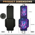 thumbnail image 7 of Eheartsgir Car Front Seat Covers Butterfly and Floral Pattern 2 Pcs Car Seat Covers Dustproof for Most Cars Breathable Polyester Front Bucket Seat Pads, 7 of 7