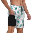 thumbnail image 3 of Balery Sea Turtle Mens Swim Trunks Swim Shorts for Men Quick Dry Inseam Beach Shorts with Compression Liner Pocket-XX-Large, 3 of 9