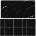 thumbnail image 4 of 20pcs Marble Peel and Stick Waterproof Wall Panels Heat-Resistant Backsplash Tile 23.6"x11.8" PVC Foam Wall Sticker for Kitchen Living Rooms- -111, 4 of 5