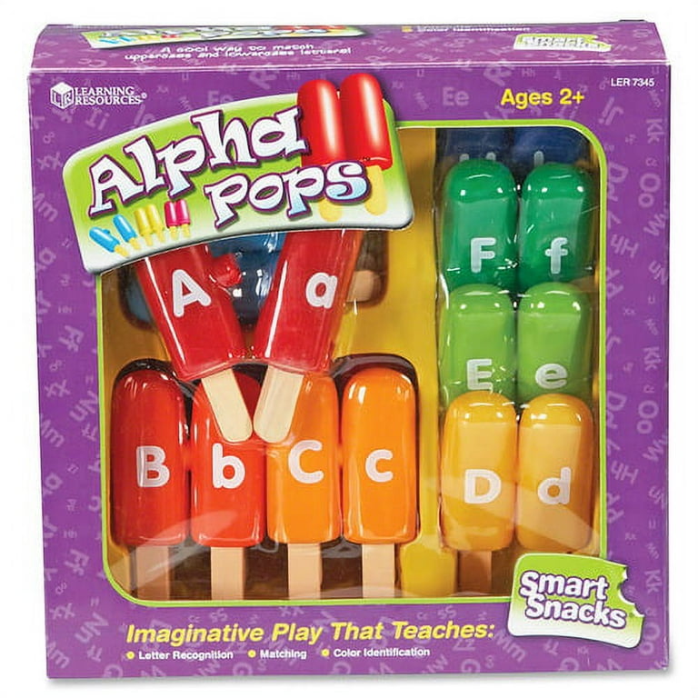 Smart Snacks Alpha Pops - Skill Learning: Visual, Color Identification, Letter Recognition, Expressive Language, Receptive Language, Quiz, Color Matching, Fine Motor, Imagination - 2 Year & Up - Multi Smart Snacks Alpha Pops - Skill Learning: Visual, Color Identification, Letter Recognition, Expressive Language, Receptive Language, Quiz, Color Matching, Fine Motor, Imagination - 2 Year & Up - Multi