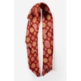 thumbnail image 2 of Bimba Red Multicolor Dot Mandala Pure Silk Printed Head Bandanas Summer Neck Wrap Scarf 40 x 80 Inches, 2 of 6