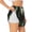 White, variant on MoonNight Sky Crow Printed 2 in 1 Women's Workout Shorts for Athletic Gym Running Shorts with Phone Pockets-X-Large
