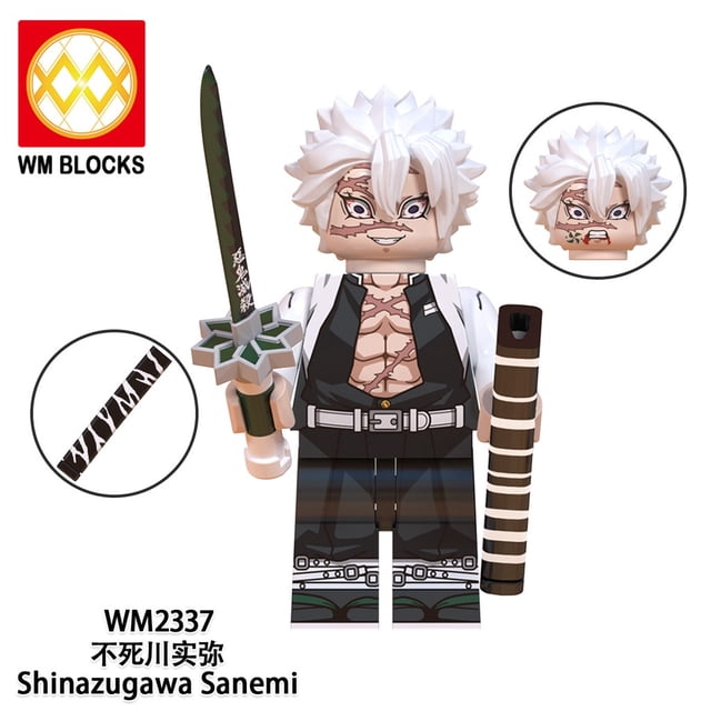 Anime Demon Slayer Tanjirou Nezuko Zenitsu Inosuke Figura Lego Bloques Minifiguras Juguete De Construcción