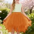 thumbnail image 2 of Ruyang Baby Girls Solid Skirt Elastic Waist Fluffy Multi Layered Tulle Tutu Skirt Kids Halloween Party Dress‑Up Bottoms, 2 of 4