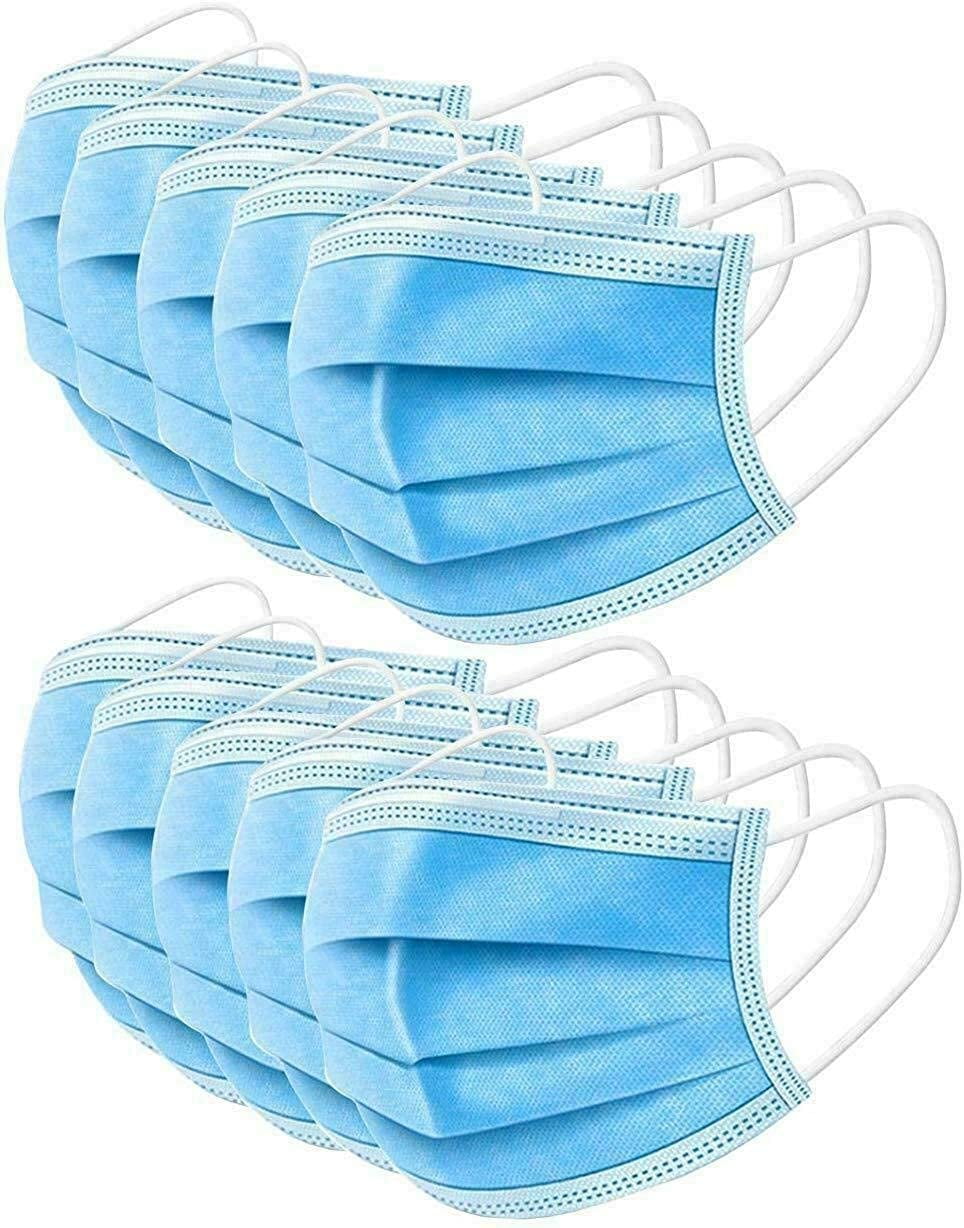 Iheyi Disposable 3-PLY Protective Earloop Face Masks (300 pieces Face Masks)