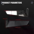 thumbnail image 2 of Motorcycle Side View Mirror with Turn Signal for Aprilia Mana 850 Dorsoduro 1200 750 900 Tuono 125 660 1000 1100 Rearview Mirror, 2 of 5