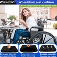 thumbnail image 6 of Plus Size Gel Seat Cushion for Long Sitting, Extra Large and Thick, Seat Cushion for Back, Sciatica, Hip, Tailbone Pain Relief, Used for The Office, Wheelchair, Car, Recliner, Stadium, Kayka.(Black), 6 of 7