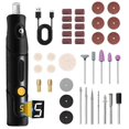 thumbnail image 1 of Outil Rotatif Sans Fil, Kit d'Outils Rotatifs Rechargeable USB 5 Vitesses avec Accessoires, Mini Outil de Charge, 1 of 5