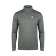 thumbnail image 5 of Southern University Jaguars Reebok Mens Dark Gray Textured Qtr Zip Pullover, 5 of 5