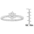 thumbnail image 5 of 10K White Gold 1/6 ct TDW Diamond Cluster Ring (H-I,SI1-SI2), 5 of 5