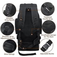 thumbnail image 4 of Mochila de Senderismo Vaupan 100L Expandible Impermeable MOLLE Negra, 4 of 7