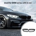 thumbnail image 1 of Parrillas Delanteras De Coche Estilo Meteorito Parrilla De Riñón Para Bmw Serie 4 F32 1 Par Sweethay VI008807-01, 1 of 6