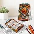 thumbnail image 4 of Netecom Fall and Thanksgiving Coloring Book Spiral Bound for Adults, Wooden Cover, 30 Autumn Coloring Pages of Thanksgiving Holiday for Stress Relief and Relaxation, 4 of 6