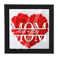 thumbnail image 2 of Vikakiooze, Personalized Mom Flower Shadow Box With Name Preserved Rose Picture Frame Customized Memory Shadow Box Frame Flower Display Case Birthday Gifts Storage For Kitchen, 2 of 3