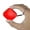 Rouge, variante sur CHUANK Alarme Anti-Perte Intelligente Sans Fil Bluetooth Traqueur GPS Dispositif d'Alarme avec Lanière Sac pour Enfant Portefeuille Cherche-Clés Localisateur Carré