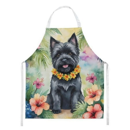 

30 x 27 in. Cairn Terrier Luau Apron