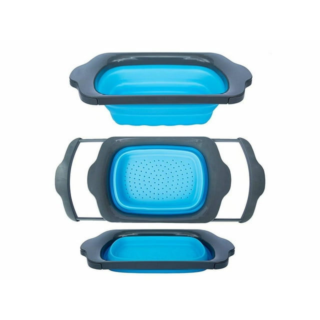 Collapsible Kitchen Colander - Over the Sink Kitchen Strainer