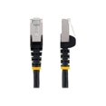 thumbnail image 2 of StarTech.com 35ft LSZH CAT6a Ethernet Cable, Black, 10 Gigabit Snagless RJ45 100W PoE Patch Cord, CAT 6A 10GbE 27AWG S/FTP Network Cable w/Strain Relief, Fluke Tested/ETL - Low Smoke Zero Halogen Category 6A (NLBK-35F-CAT6A-PATCH) - Patch cable - RJ-45 (M) to RJ-45 (M) - 35 ft - S/FTP - CAT 6a - IEEE 802.3bt - halogen-free, molded, snagless, stranded - black, 2 of 4