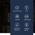 thumbnail image 4 of Solar Post Light, Outdoor Column Light for Fence, Waterproof Solar Light for Garden, New中式 Style Villa Entry Lamp, Auto Dusk To Dawn Led Post Cap Light, 4 of 6