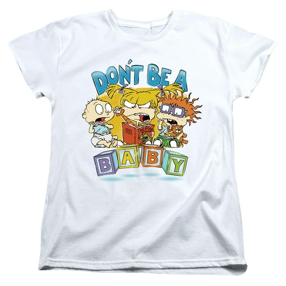 Rugrats Don't Be A Baby Blocks Women's T Shirt