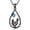 7_Black, variant on Boho Turquoise Necklace S925 Sterling Silver Moon Phase Sun Cactus Western Turquoise Jewelry Birthday Christmas Day Gifts for Women